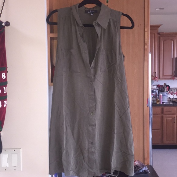 Lulus Green Dress Small NWT - Picture 4 of 4